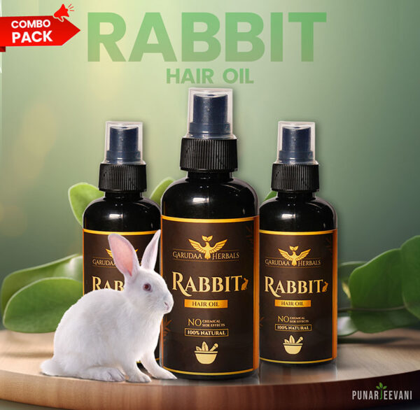 Rabbit Blood Hair oil